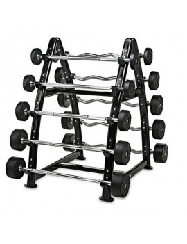 Rack con Barras de Peso Fijo